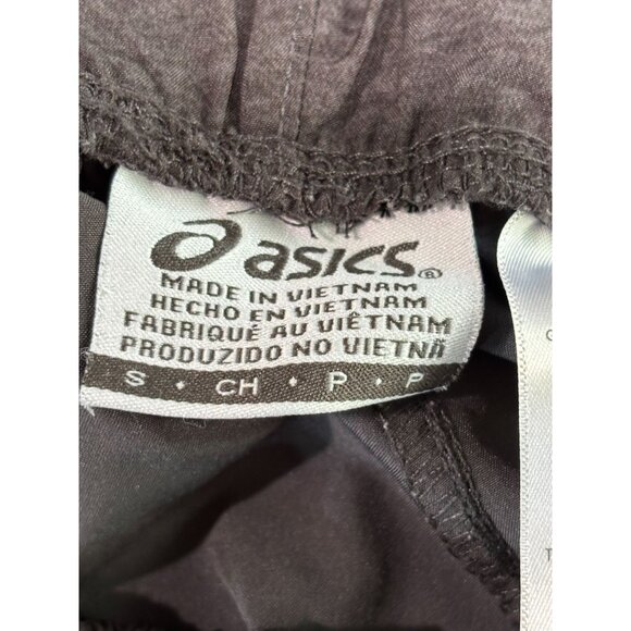 Asics Mens Athletic Pants S Gray/Black Polyester & Spandex - Picture 3 of 11